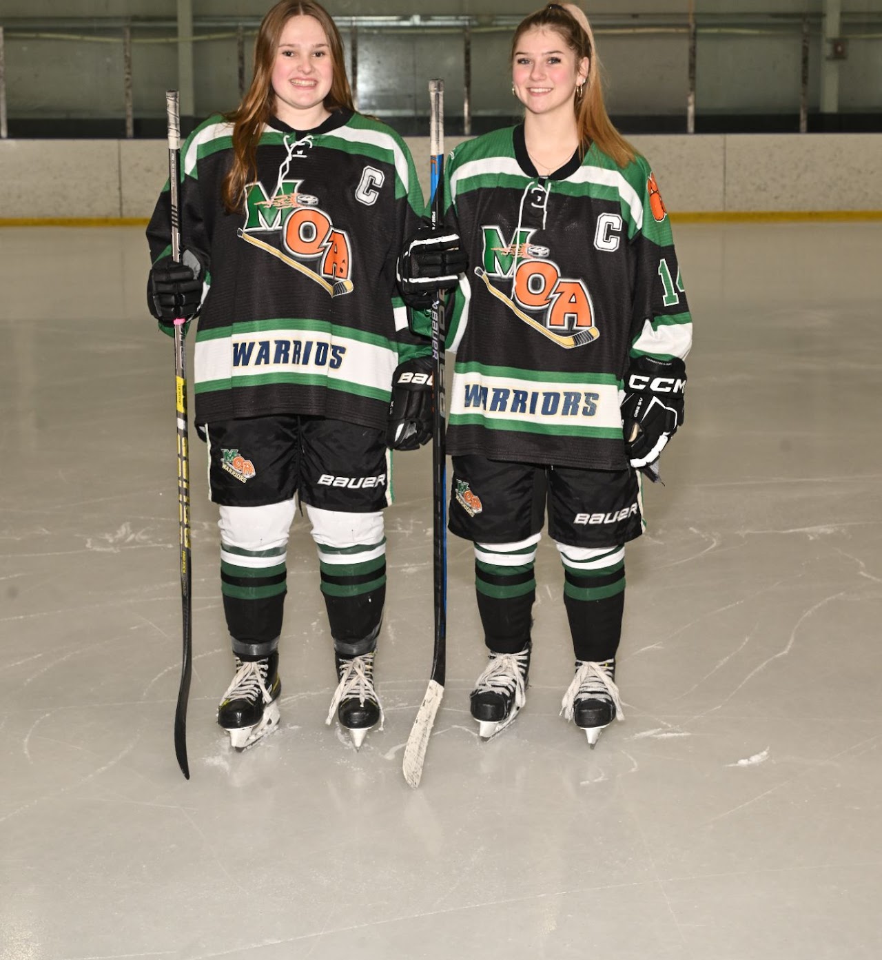 Girls Hockey Captains