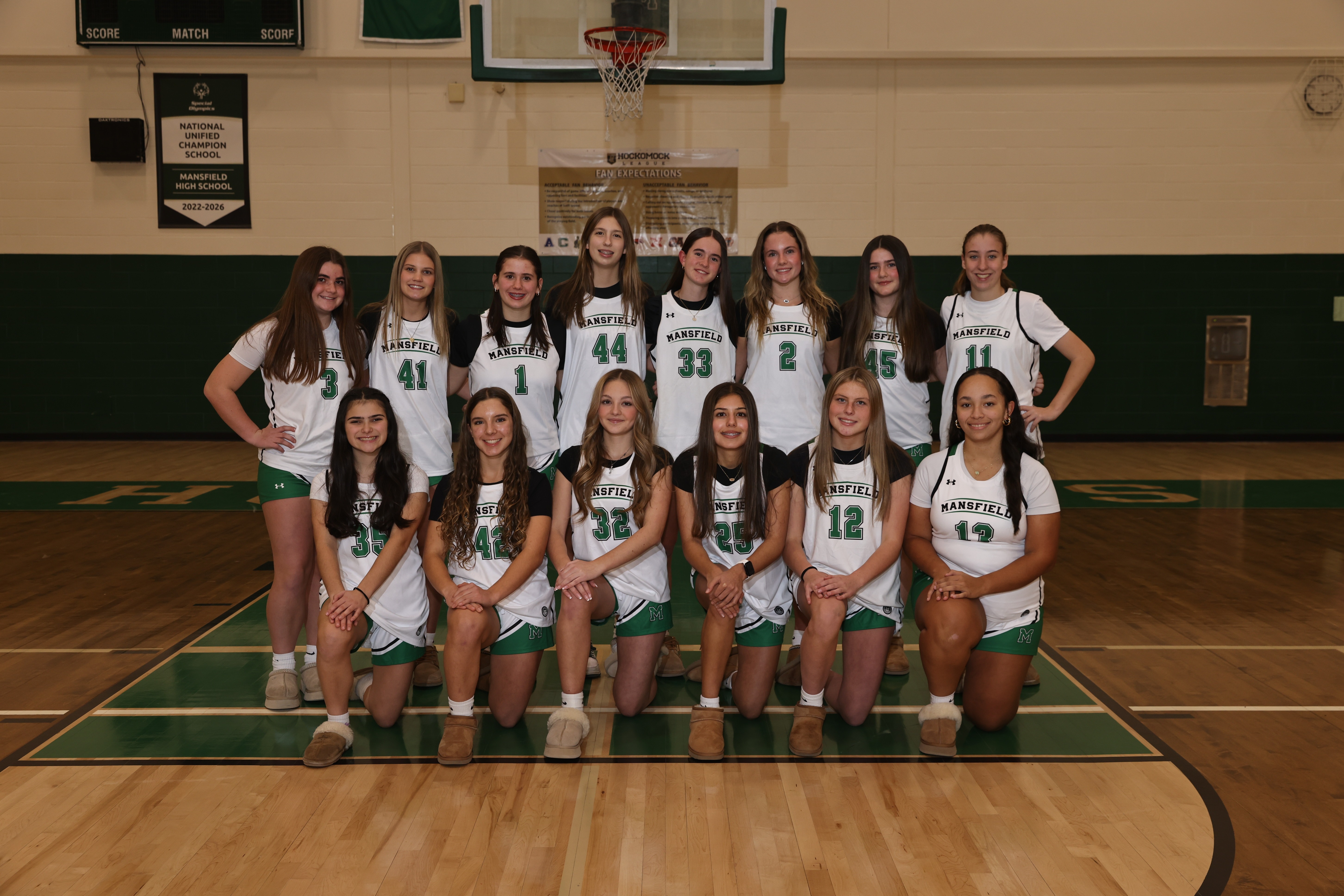 Girls JV Basketball Team