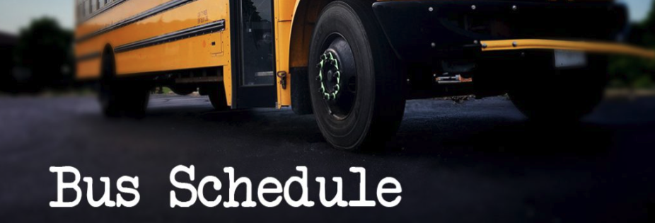 bus schedule banner