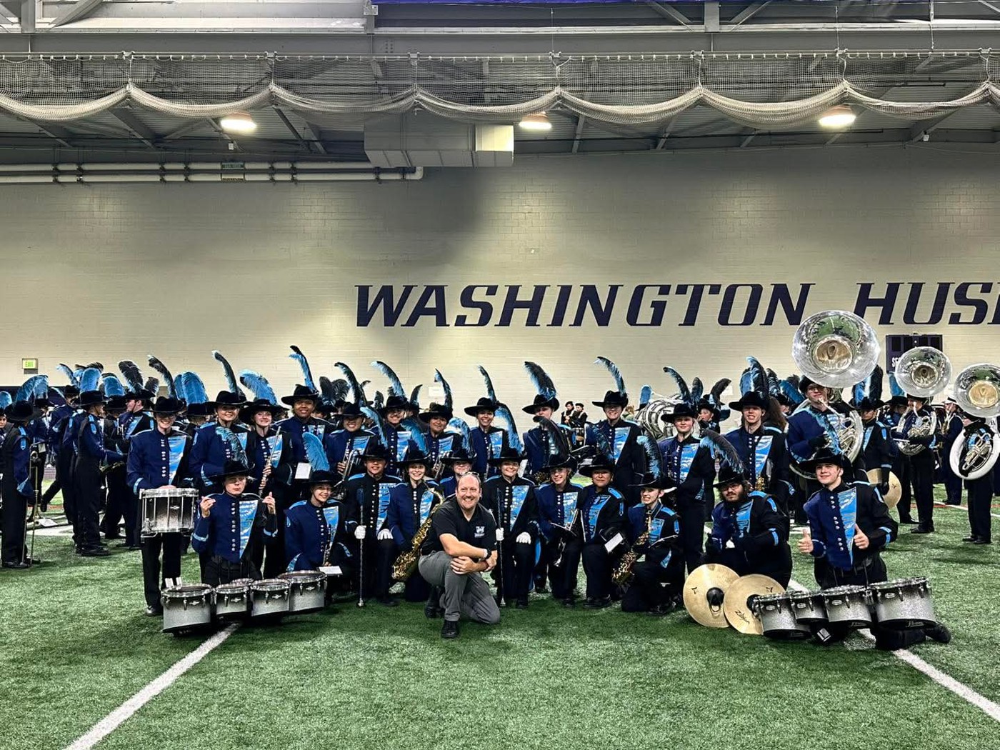 Group photo of high school band
