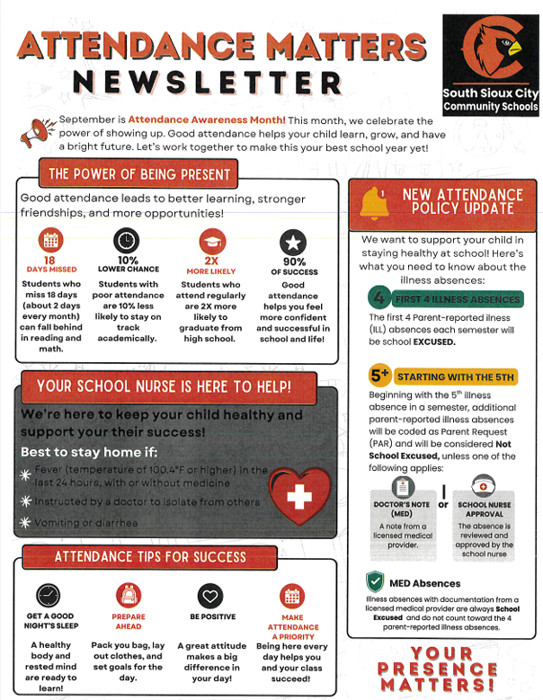Attendance Newsletter