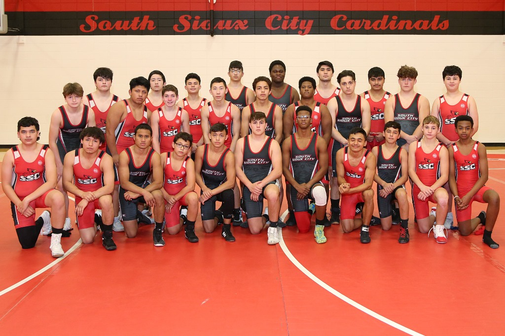 2020-2021 South Sioux City Cardinal Wrestlers