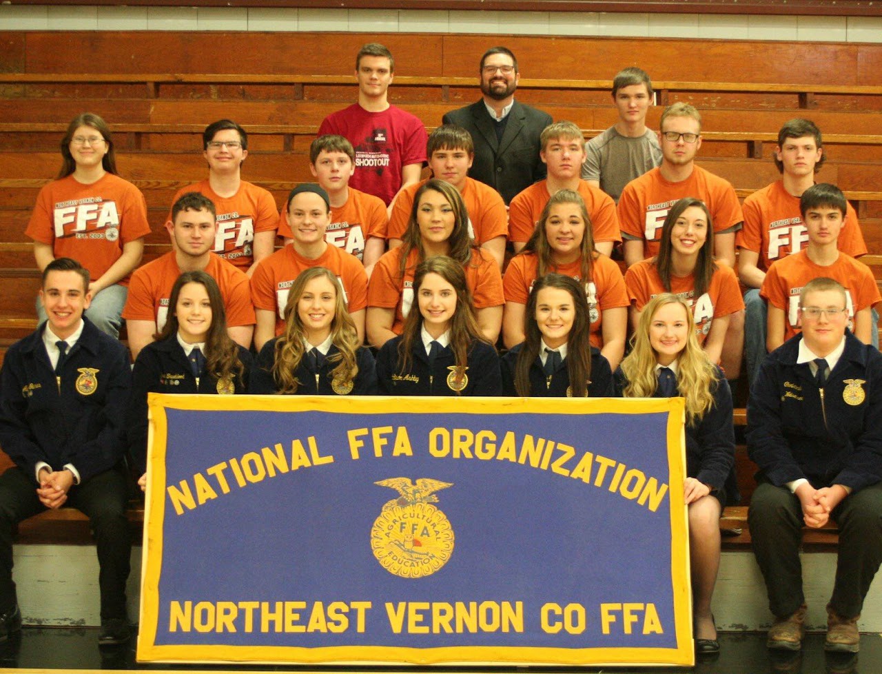 A group of people posing for a photo