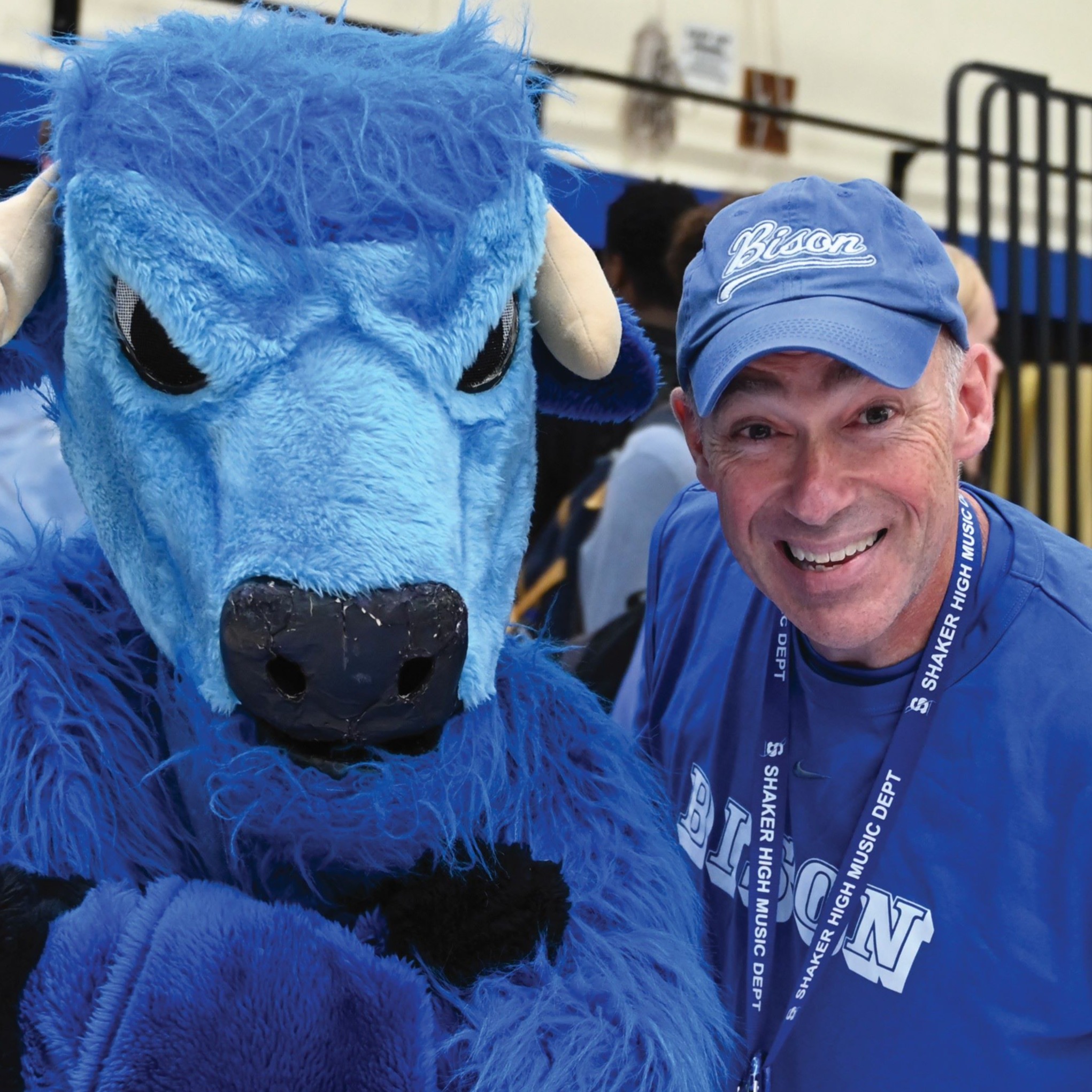 Brian Austin with the Shaker Bison