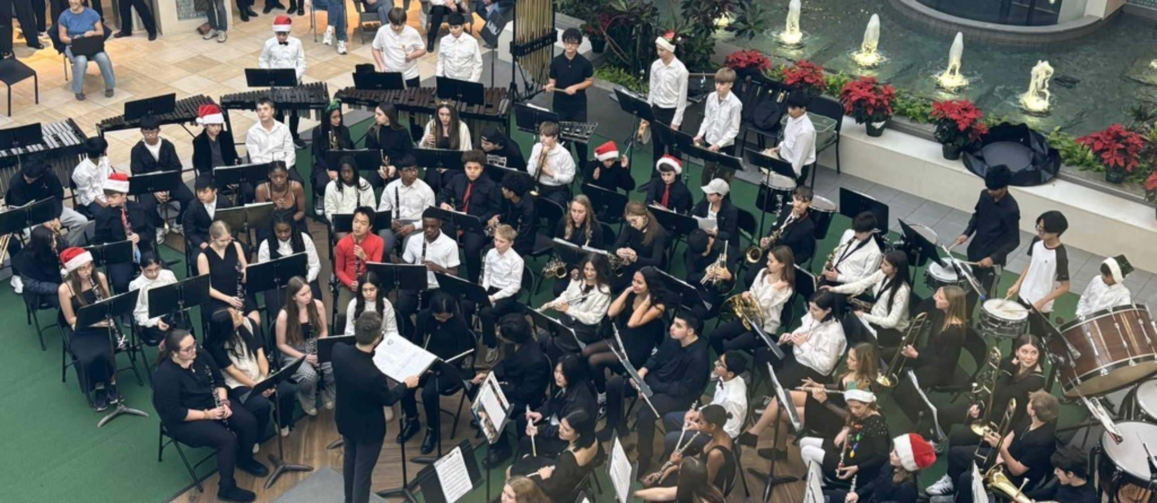 8th Graders performing at colonie center 