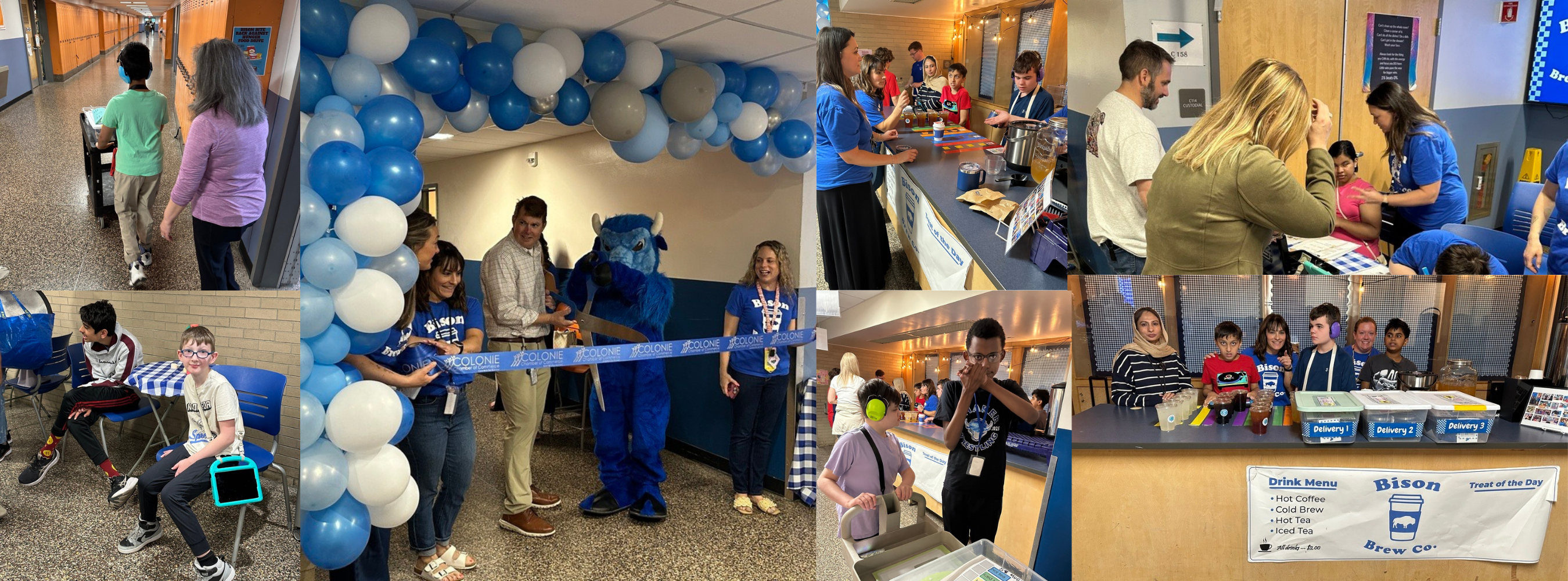 bison brew ribbon cutting
