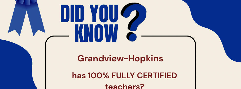 100% teacher certification