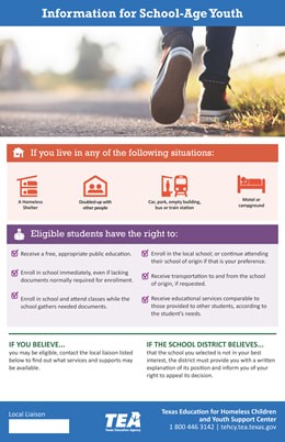 Visual representation of educational resources and information tailored for school-age youth, promoting learning and development.