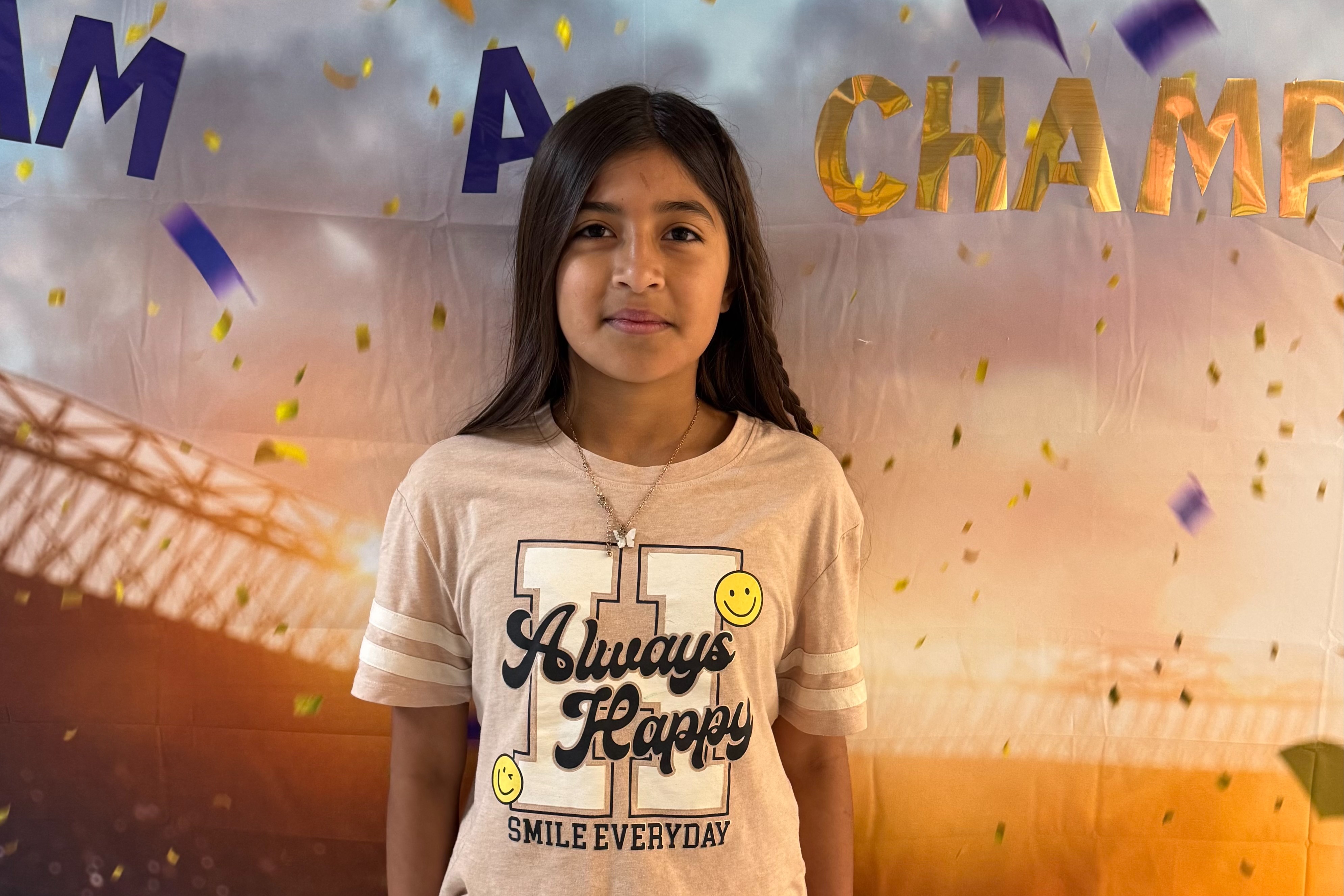 5th Grade Champion Hornet - Mariela Sanchez