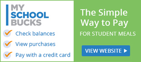 The Image Displays A Screenshot Of A Computer Browser Showing A School's Website, With A Visible Heading 'my School Bucks', A Promotional Message 'the Simple Way To Pay', And Various Payment Options Such As Credit/debit Cards, Paypal, Check/balances, And A Student Meal Purchase Section.