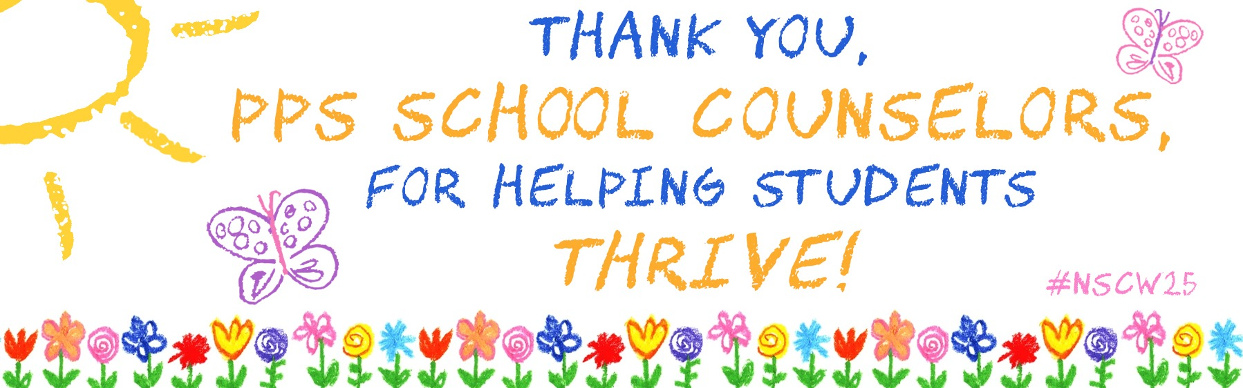 Thank you, PPS School Counselors, for helping students thrive!