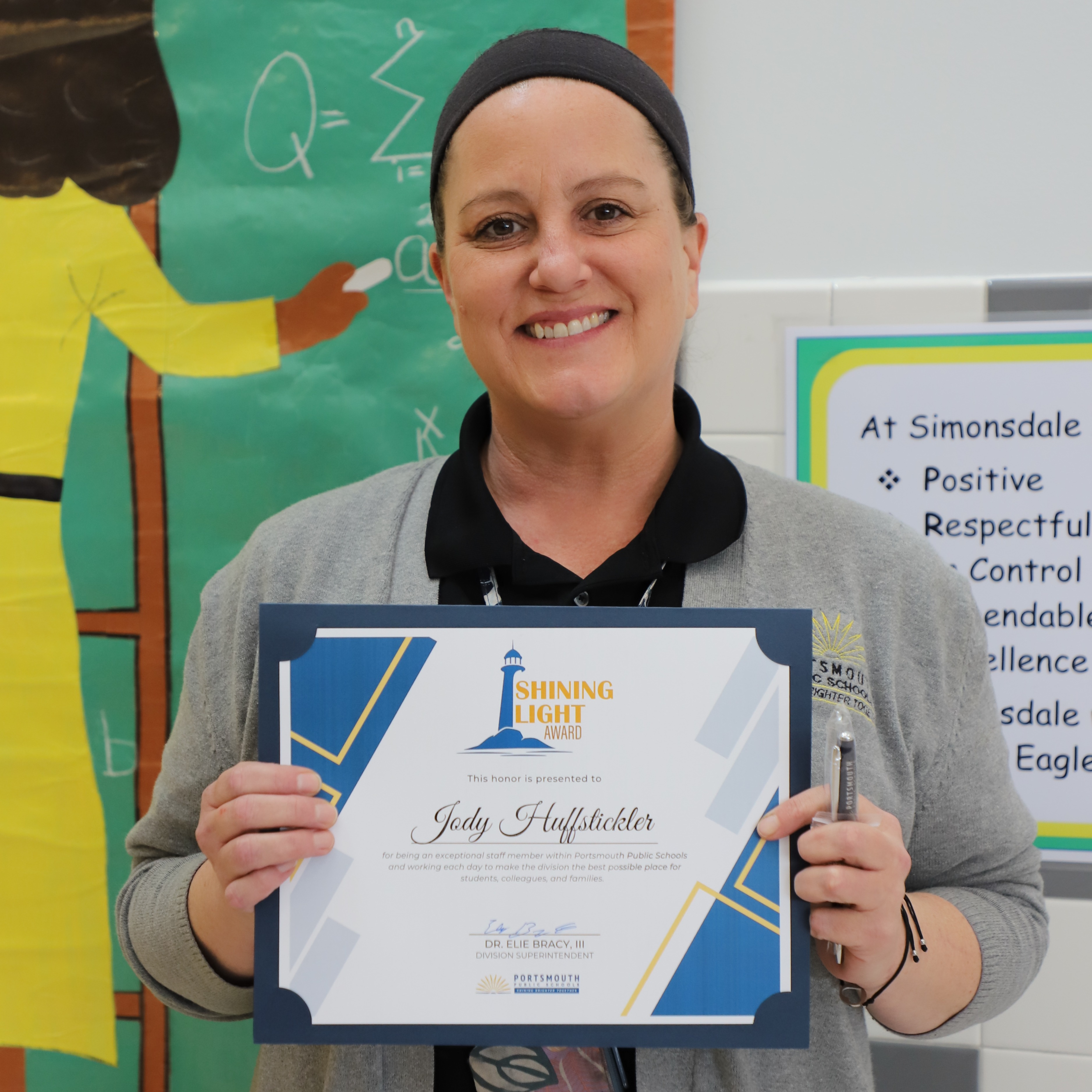 Jody Huffstickler, Simonsdale Elementary