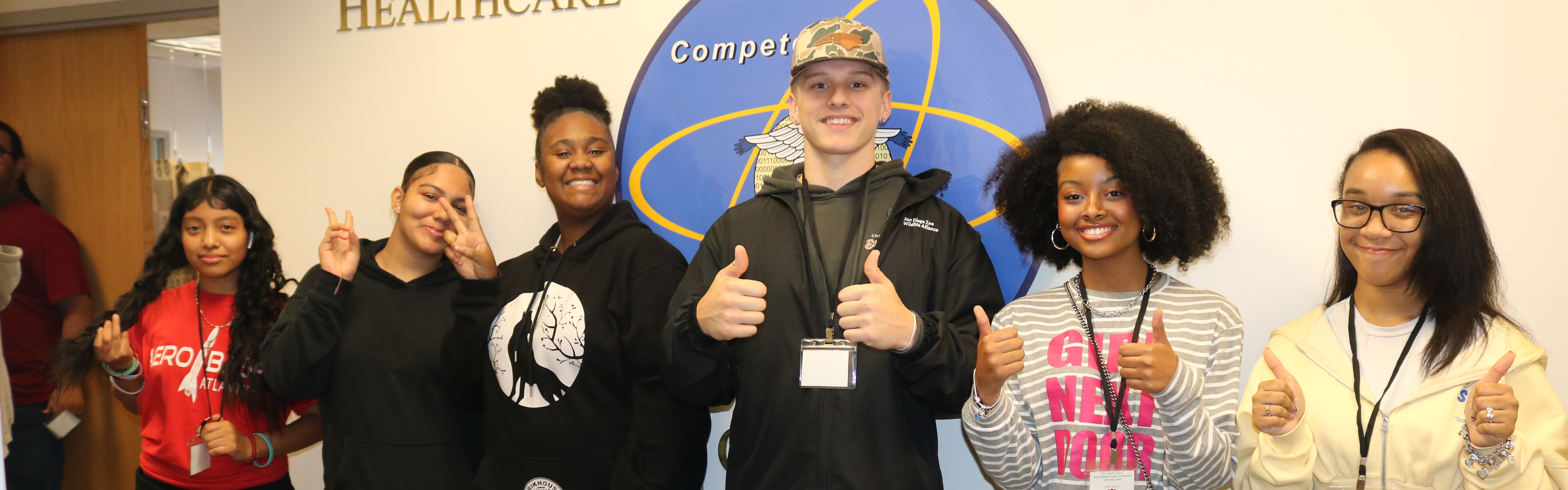 Students on a field trip