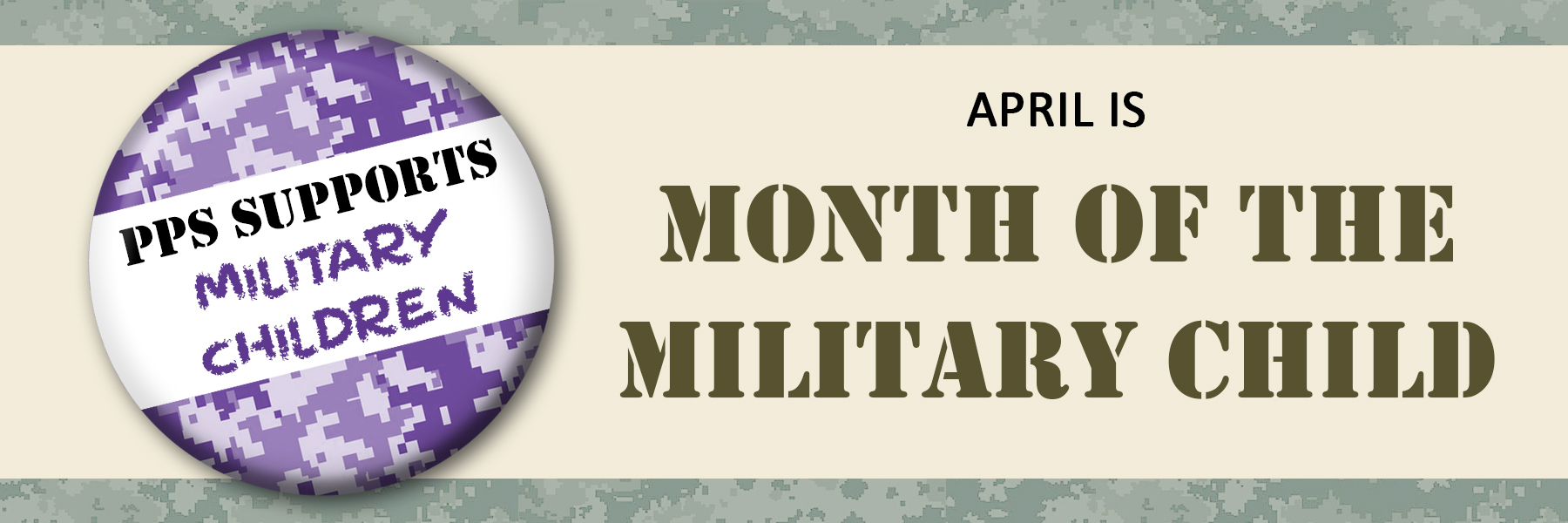 April is Month of the Military Child