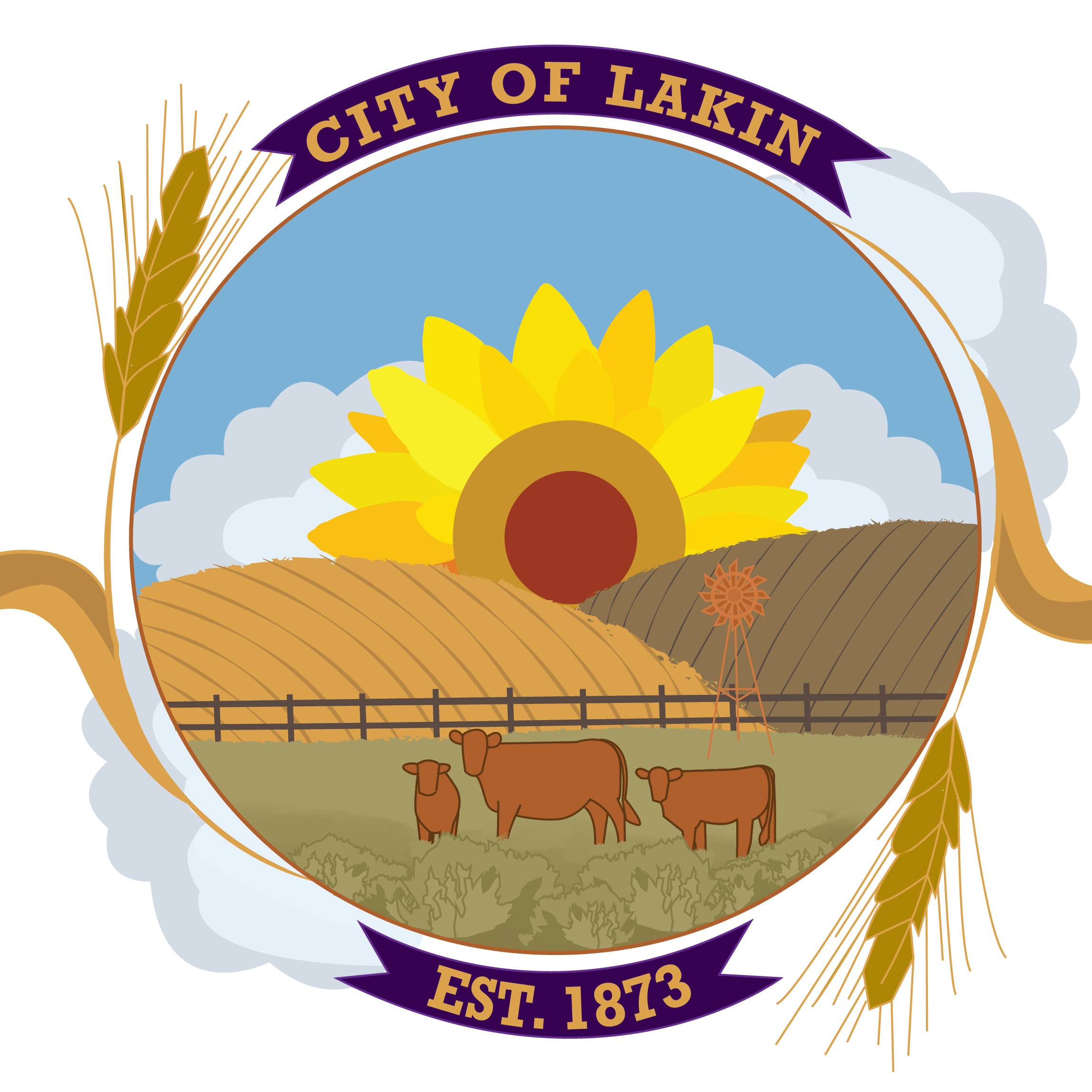 City of Lakin logo