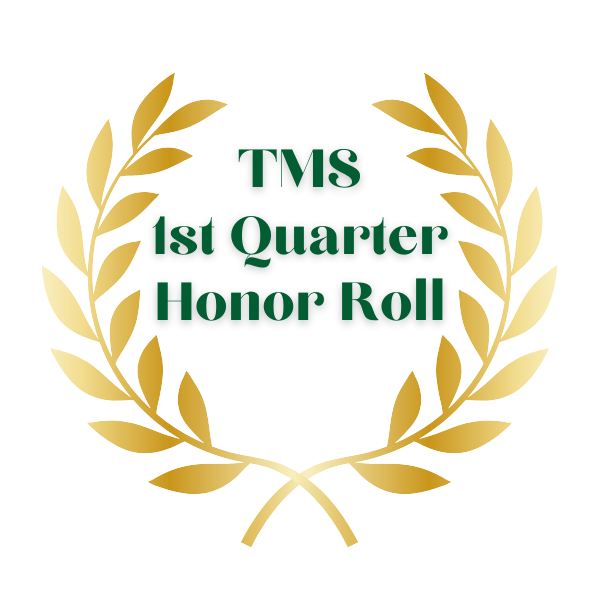 1st quarter Honor Roll TMS