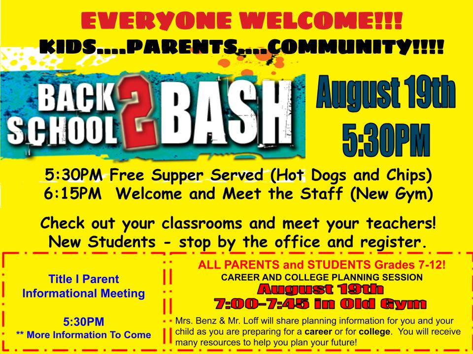 Back to School Bash