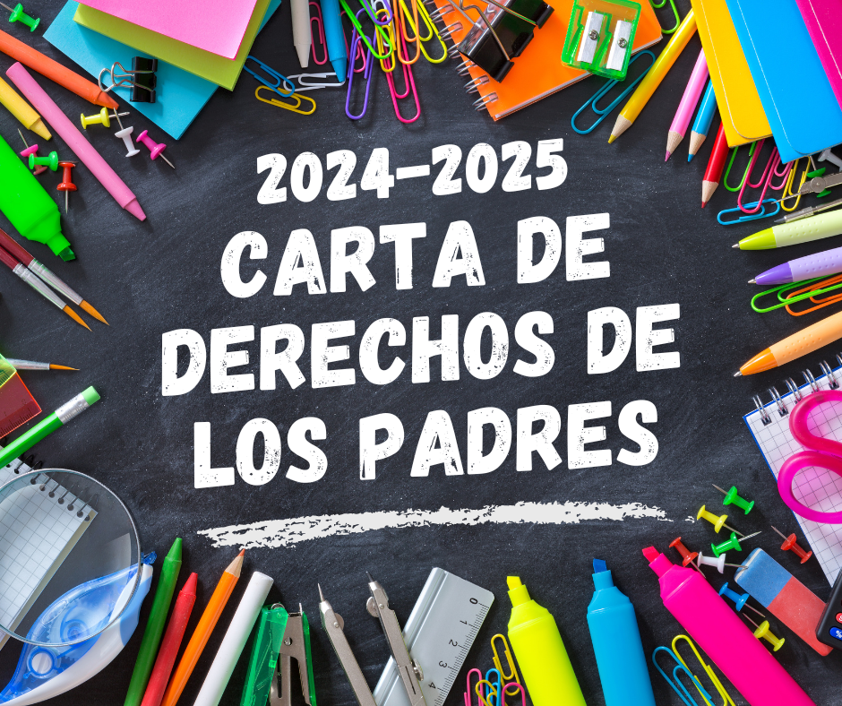 2024-2025 Carta de derechos de los padres