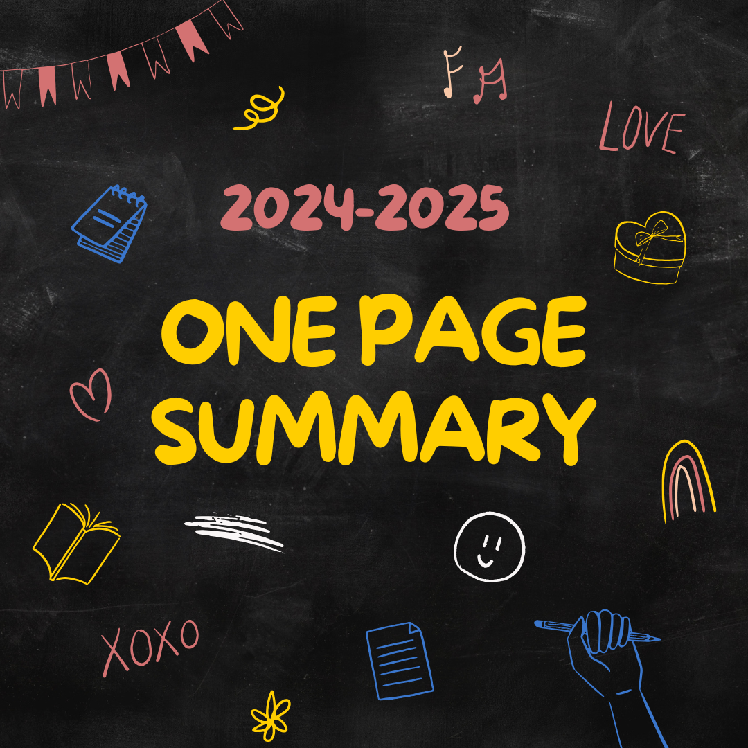 2024-2025 one page summary