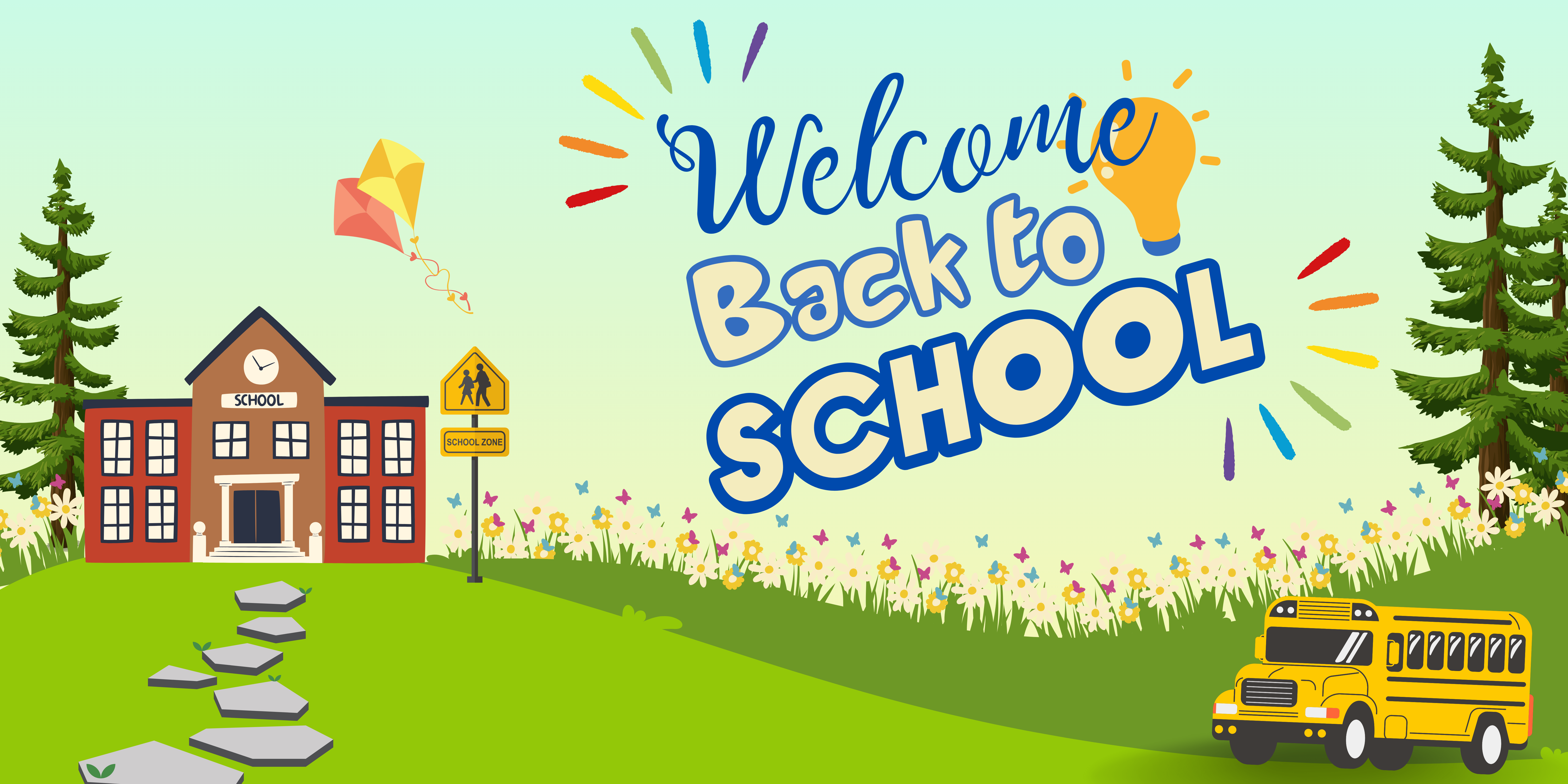 Welcome Back to School Banner