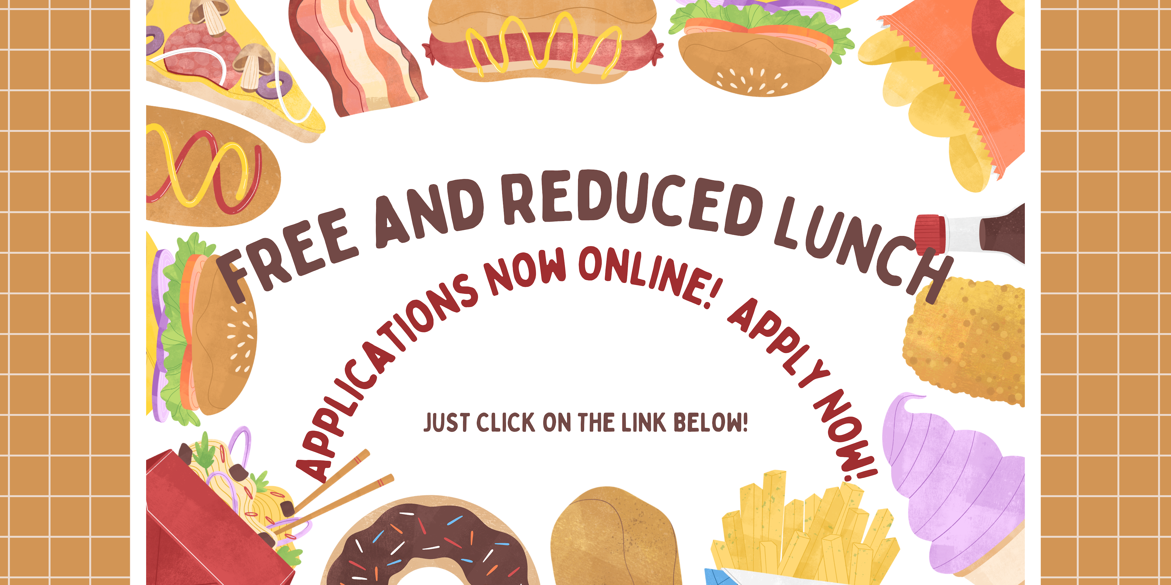 Free and Reduced lunch banner