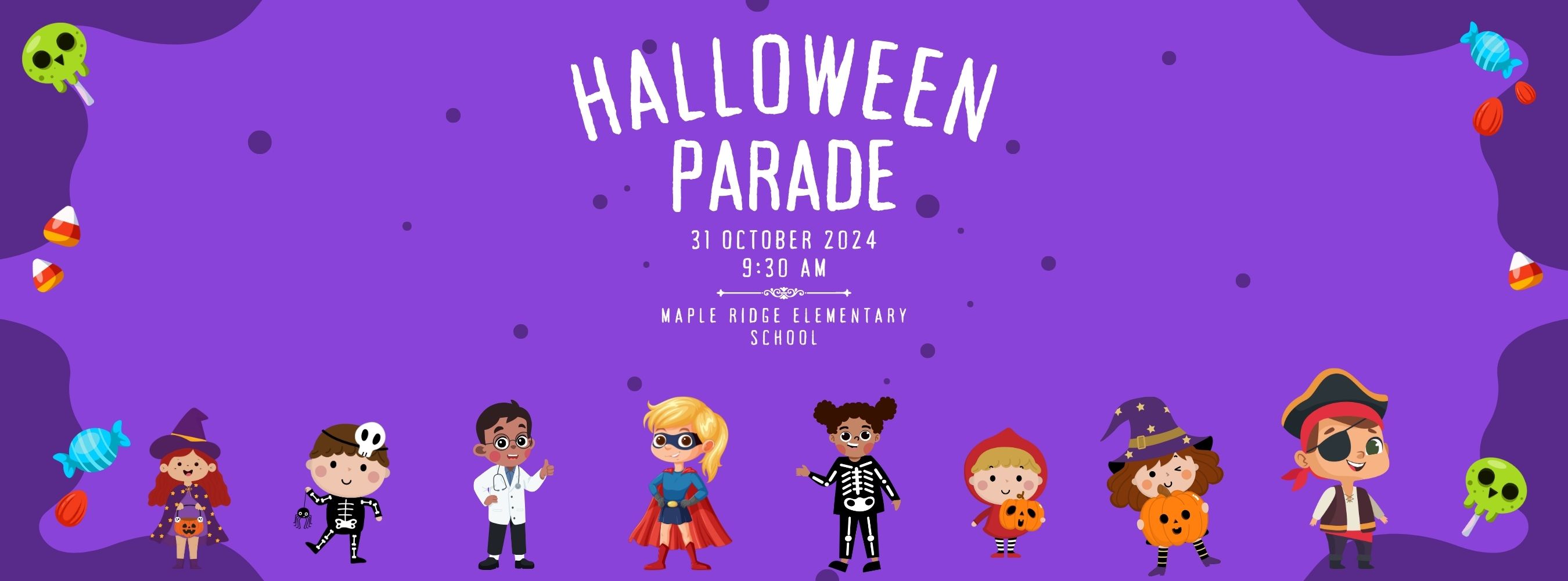 Halloween Parade, Oct. 31 at 9:30 am