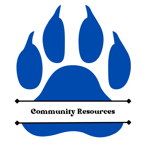 Bear Paw with words Community Resources