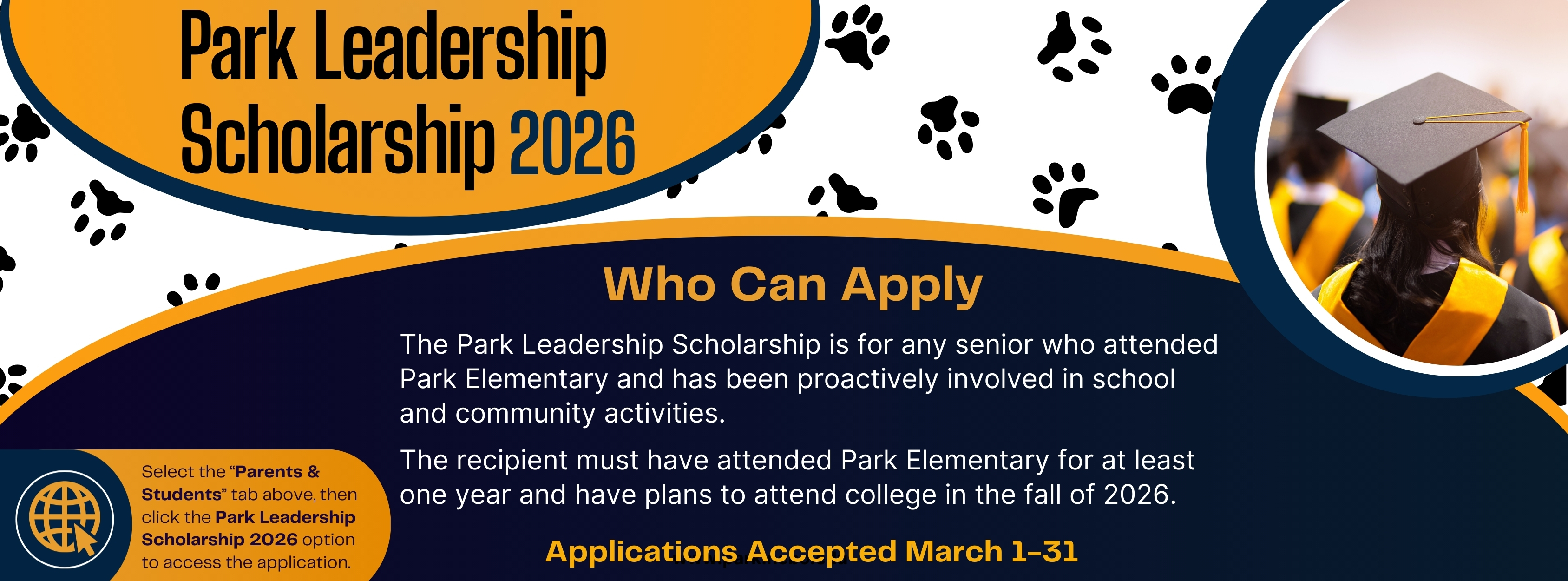 Park Leadership Scholarship 2026 Information