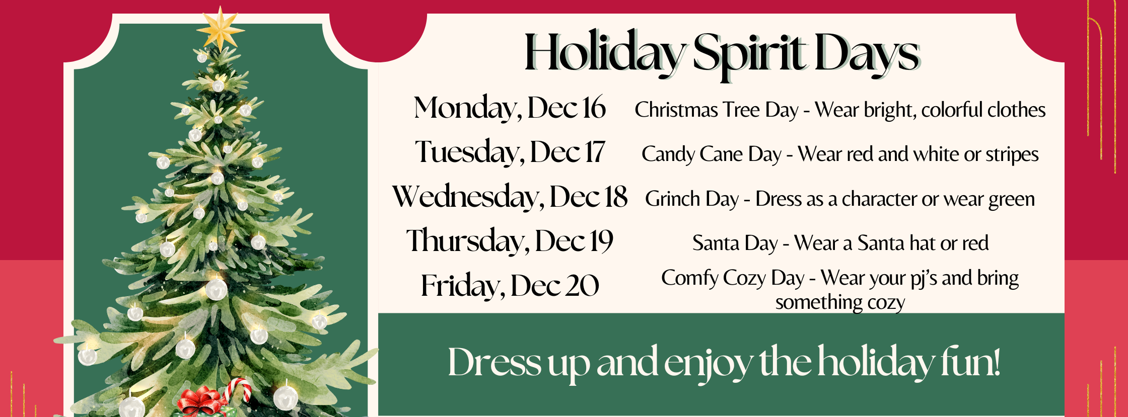 holiday spirit days