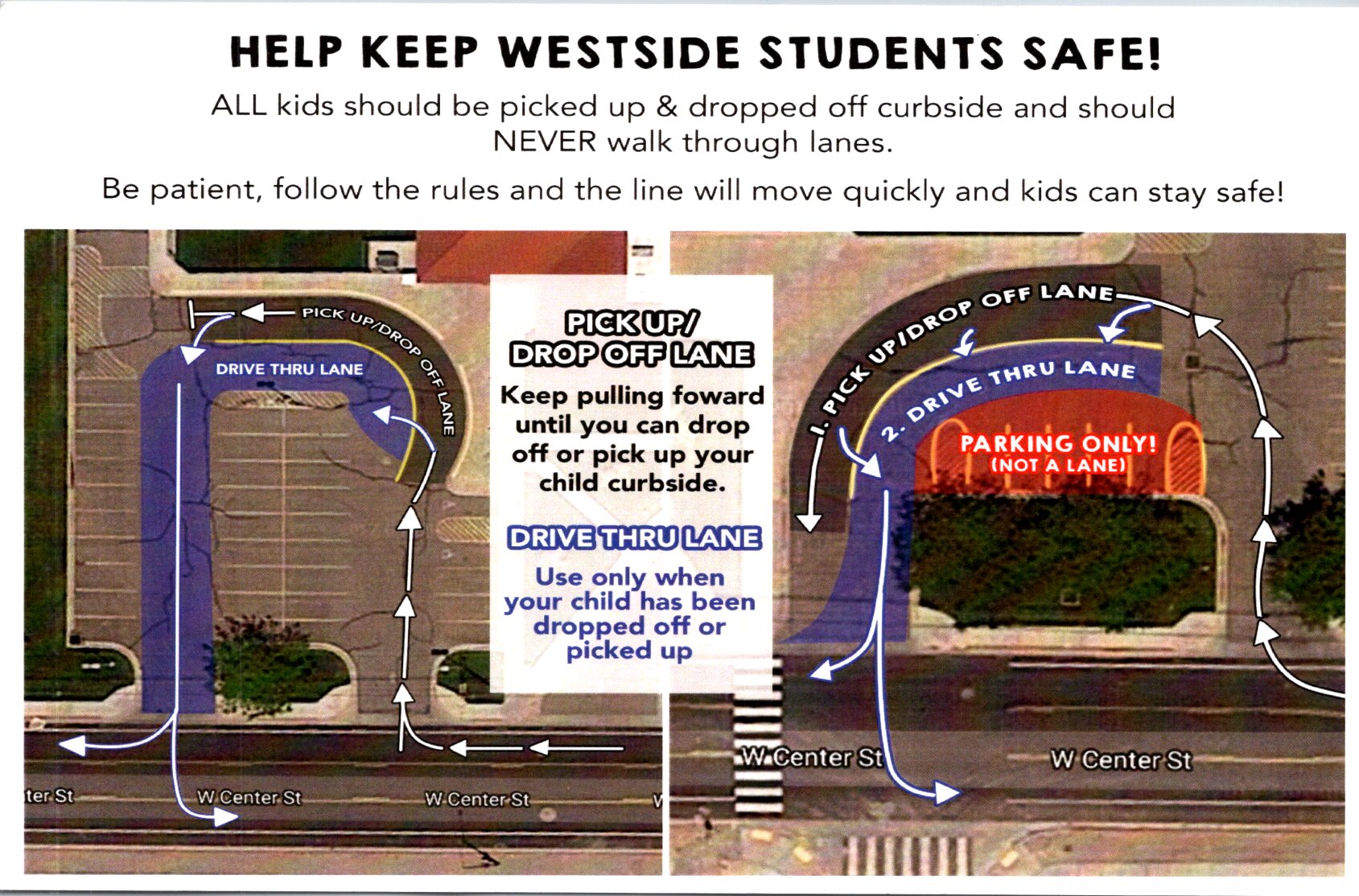 Pick Up &amp; Drop Off Procedure