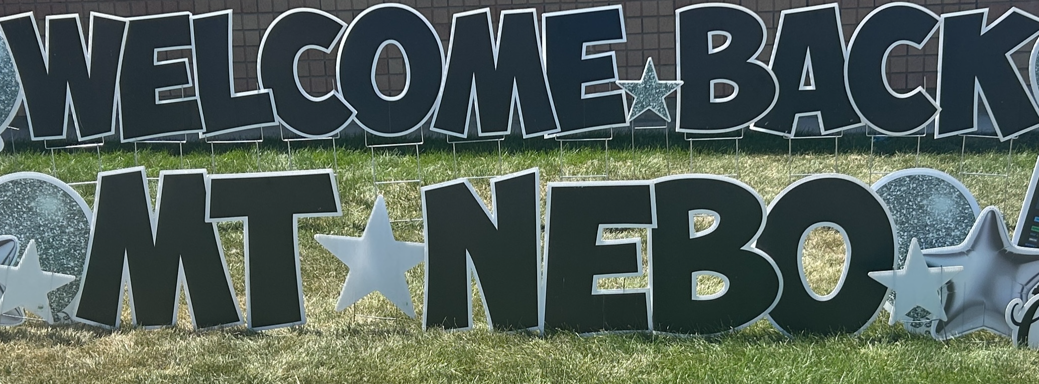 Welcome Back Sign