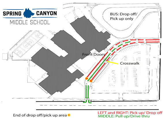 Drop-Off Pick-Up Map