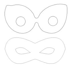 eyes mask drawing