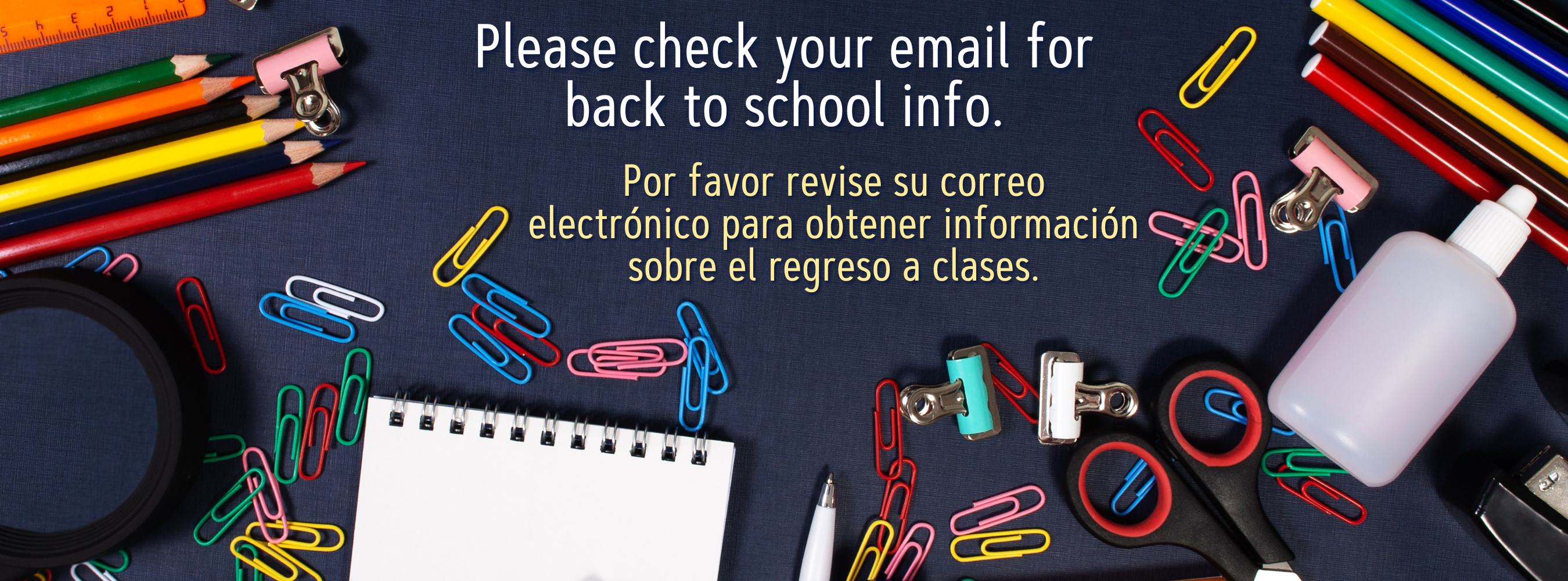 back to school