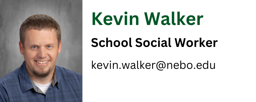 Kevin Walker, School Social Worker, email kevin.walker@nebo.edu