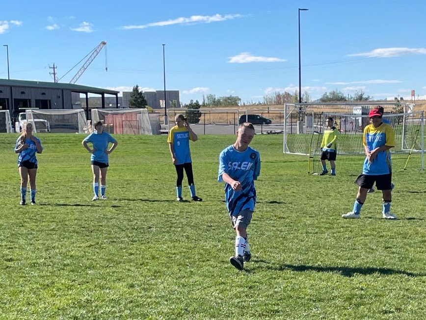 team playing soccer