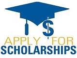 Button that links to apply for scholarships