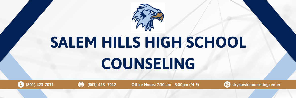 Salem Hills High School Counseling with Skyhawk Logo