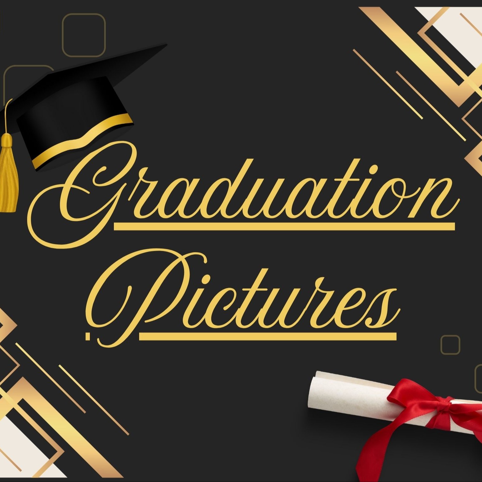 Graduation Pictures with Grad hat