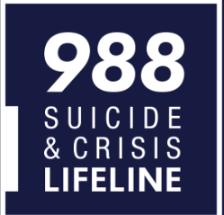 988 suicide and crisis lifeline logo