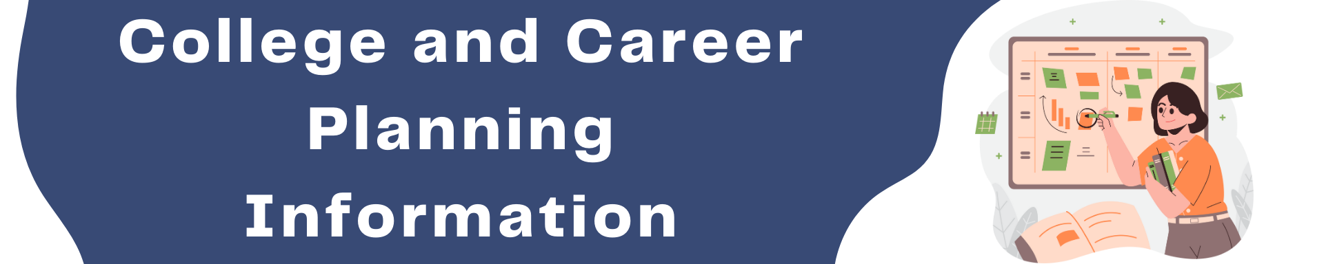 College and career planning banner