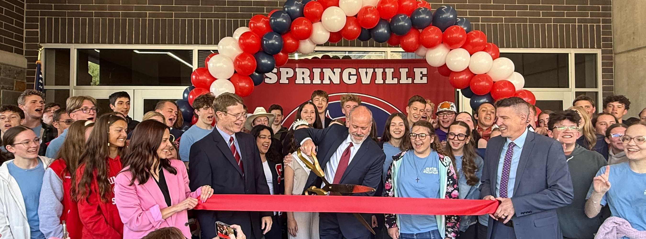 SHS New building ribbon cutting