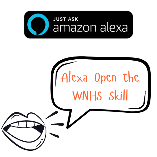 Ask alexa to play WNHS Skill