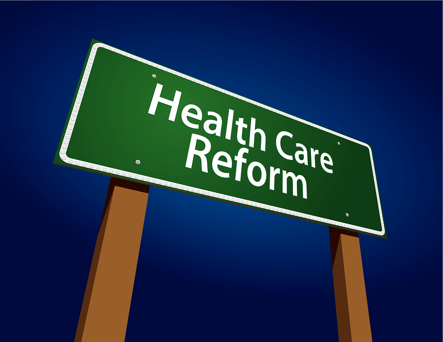 Health Care Reform sign