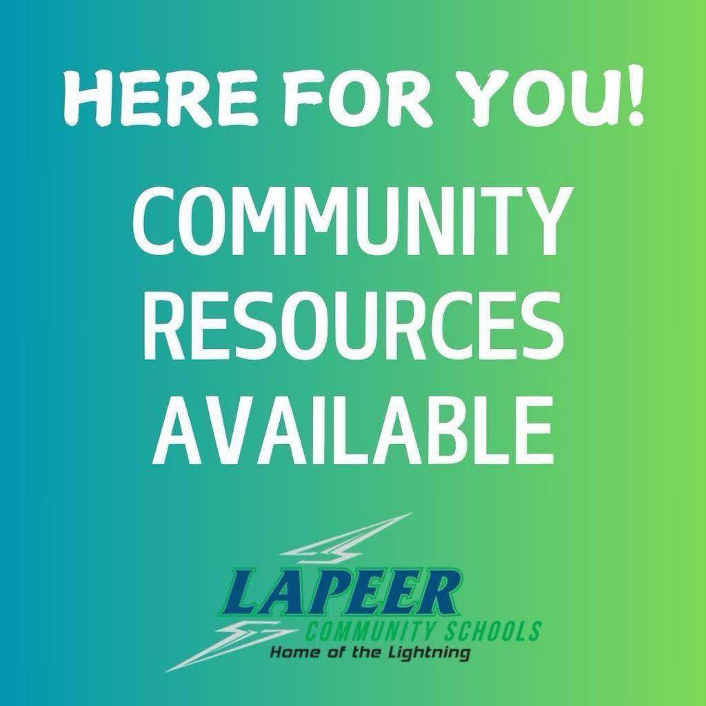 Community resources are available