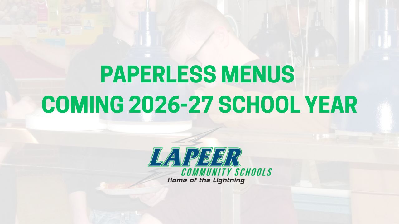 LCS going to paperless menus for 2026-27 school year