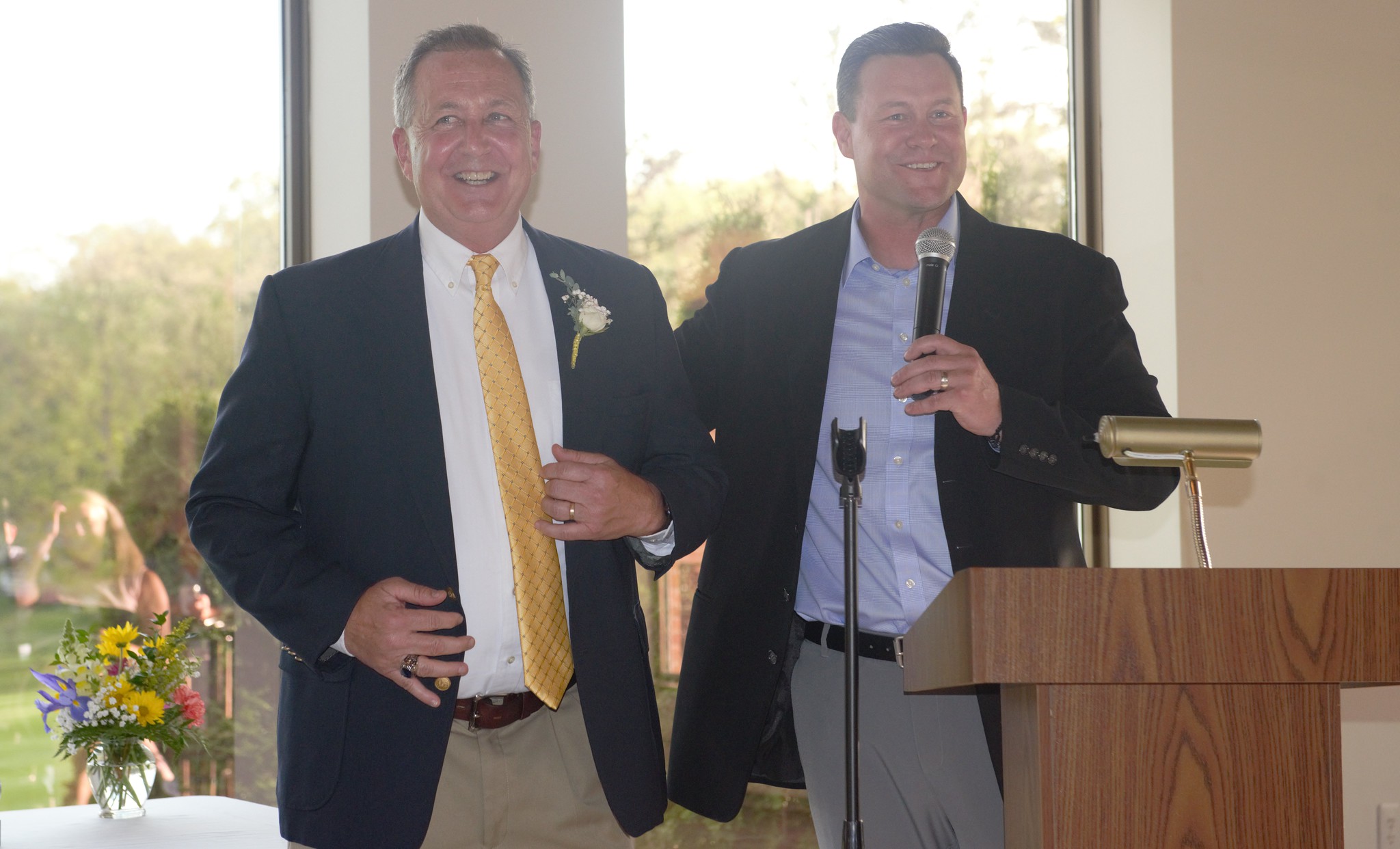 Mike Smith and Matt Wandrie at LCS awards night 2024