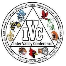 Logo of the Inter Valley Conference featuring a stylized design representing collaboration and regional unity.