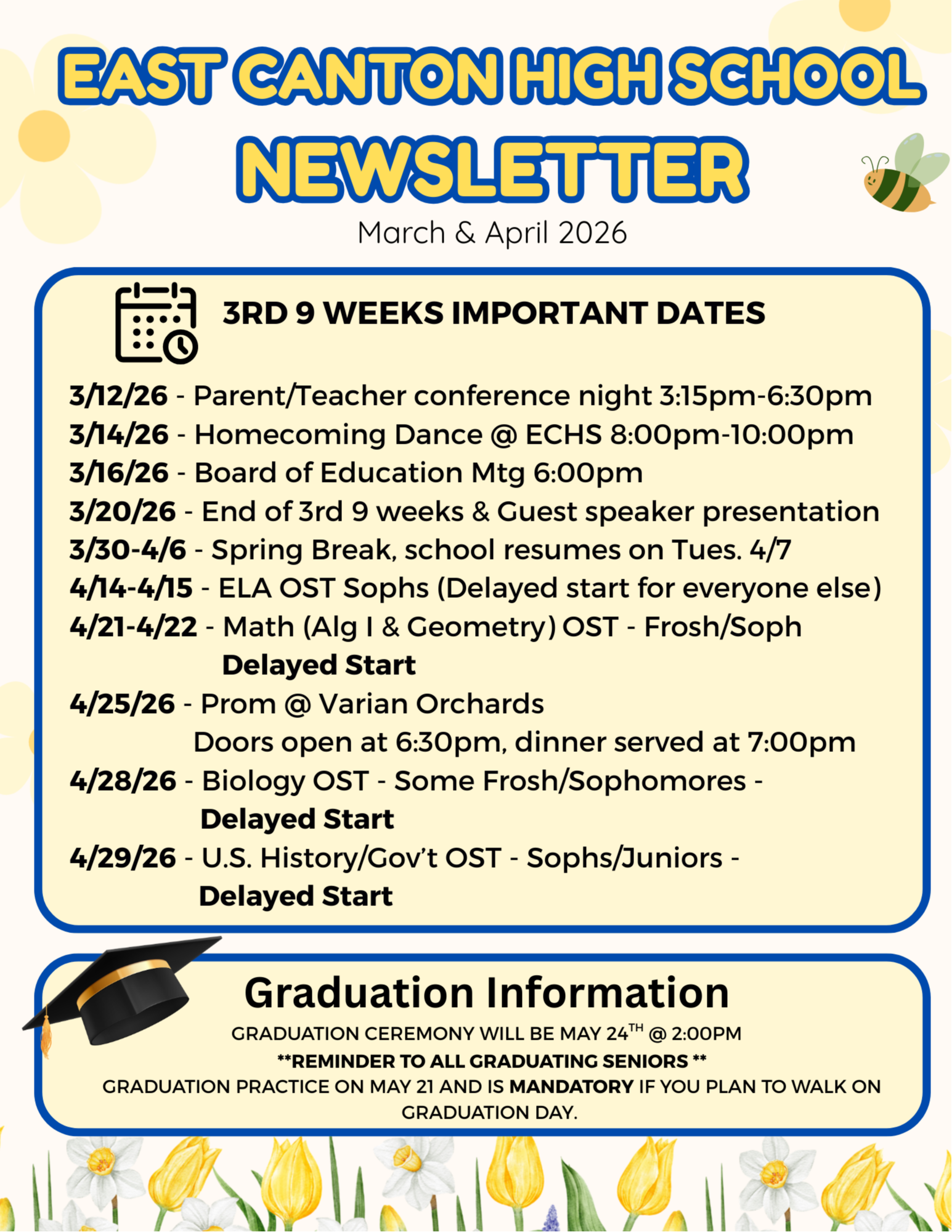 March/April  Newsletter