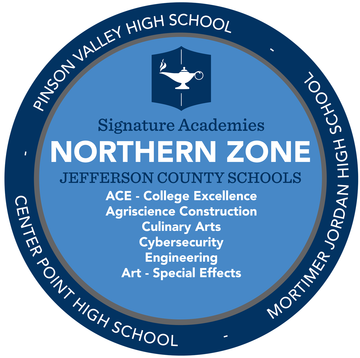 Badge Advertising JEFCOED Northern Zone Academies